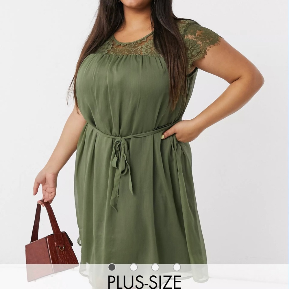 ASOS Junarose Lace Panel Dress New With Tags